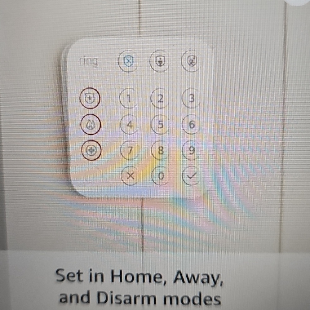 New In Box Ring Alarm Keypad 2nd Gen Emergency Response with White Finish - Picture 5 of 6